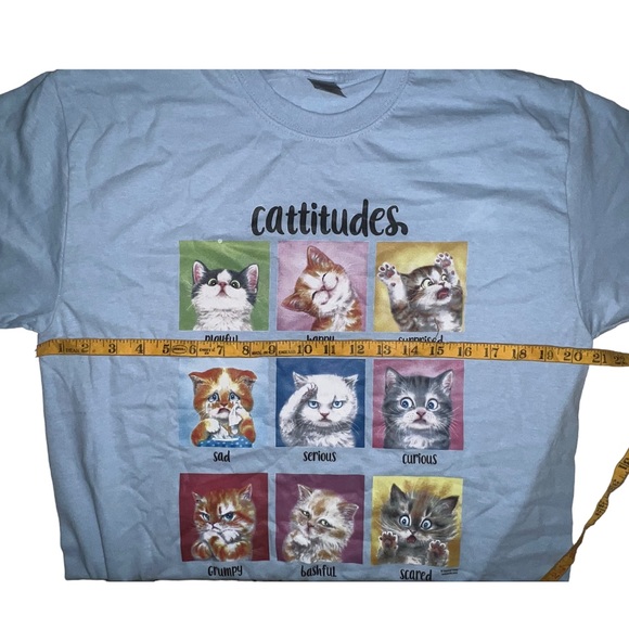 Cattitudes Graphic T-shirt Kayomi Haral artbrands cat - Picture 2 of 5